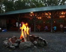 campfire at circle cg farm